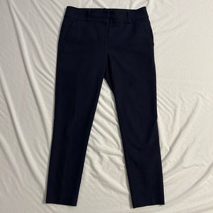 LOFT Marissa skinny ankle navy pants